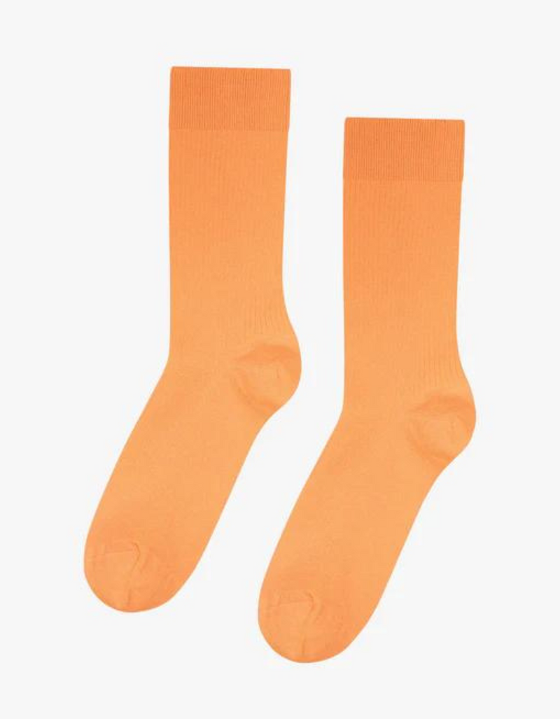 Classic Organic Socks in Sandstone Orange