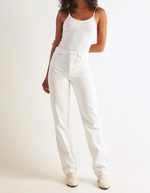Classic Straight Jeans in Vintage White